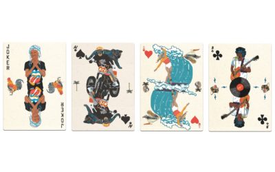 Bali playing cards to Fight the plastic problem